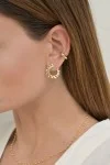 Σκουλαρίκι Μονό Ασημένιο Fake it Glam