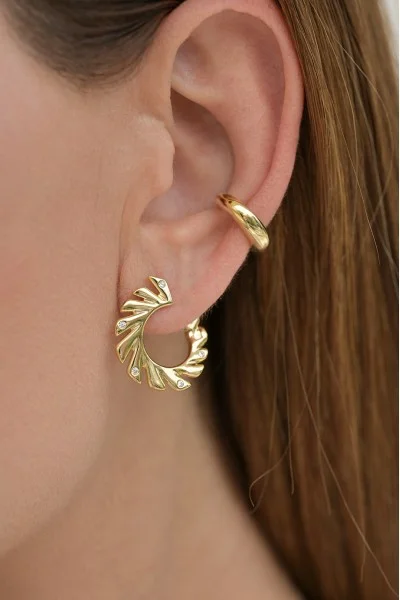 Σκουλαρίκι Μονό Ασημένιο Fake it Glam