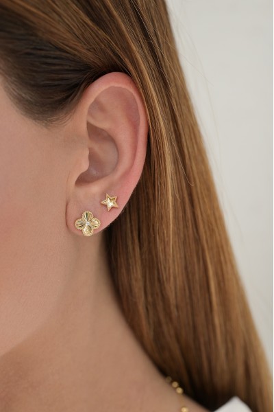 Σκουλαρίκι Χρυσό 14Κ Dolce Vita Star