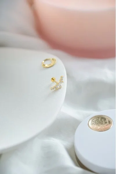 Σκουλαρίκι Μονό Ασημένιο Piercing Glam