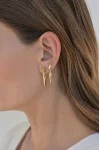 Σκουλαρίκι Χρυσό 14Κ Shiny Horns