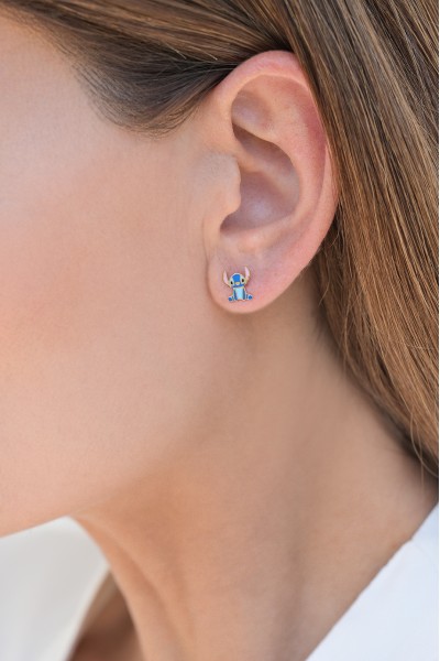 Σκουλαρίκι Χρυσό 9Κ Lilo & Stitch