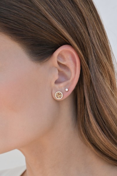 Σκουλαρίκι Χρυσό 14Κ Απλό 3mm