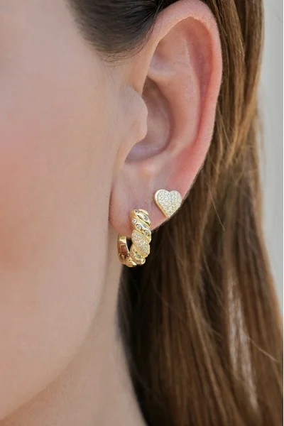 Σκουλαρίκι Ασημένιο Heart