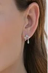 Σκουλαρίκι Ασημένιο Glam Star