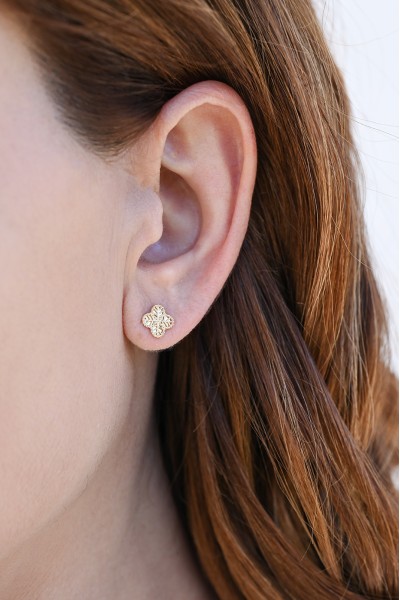 Σκουλαρίκι Χρυσό 14Κ Flowers