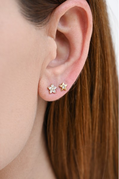 Σκουλαρίκι Χρυσό 9Κ Μαργαρίτα Πετράτη