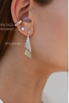 Σκουλαρίκι Ασημένιο Glam Stud