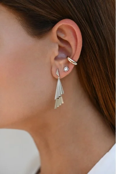 Σκουλαρίκι Ασημένιο Glam Stud