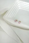 Σκουλαρίκι Χρυσό 9Κ Pink Flower