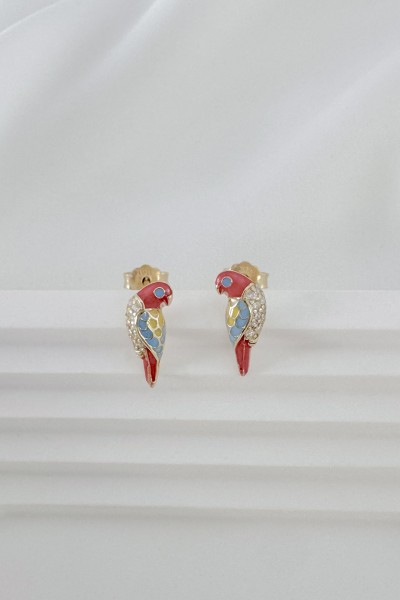 Σκουλαρίκι Χρυσό 9Κ Paradise Birds