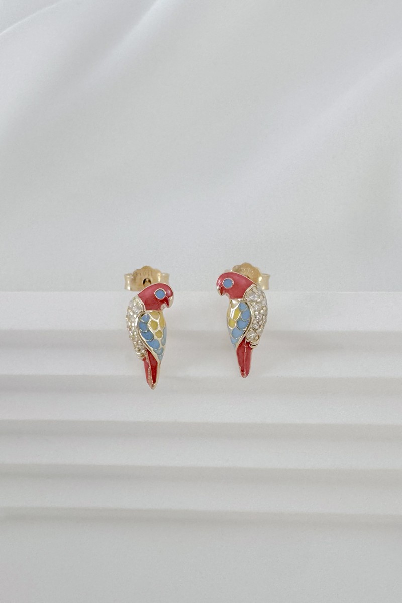 Σκουλαρίκι Χρυσό 9Κ Paradise Birds