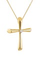 Σετ Σταυρός με Αλυσίδα Χρυσός 14Κ Μοντέρνος 4390
