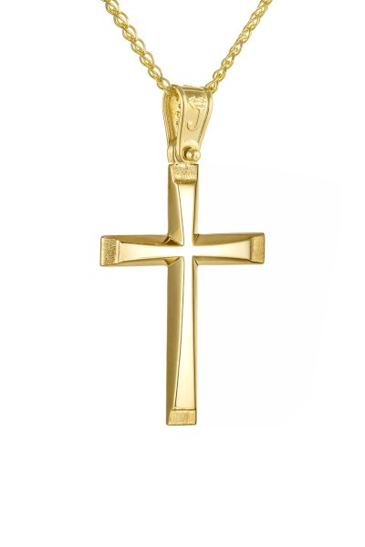 Σταυρός Βάπτισης Χρυσός 14Κ Minimal 7179