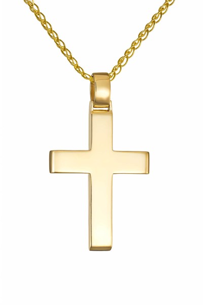 Σταυρός Βάπτισης Χρυσός 14Κ Minimal 7445
