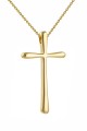 Σετ Σταυρός με Αλυσίδα Χρυσός 14Κ Σταγόνα 7597