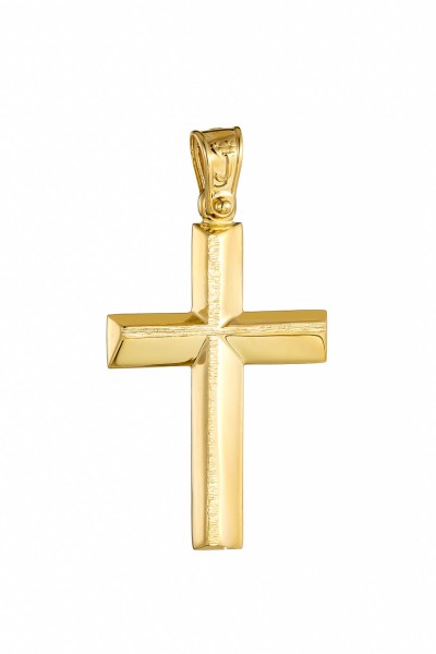Σταυρός Βάπτισης Χρυσός 14Κ Minimal 7773