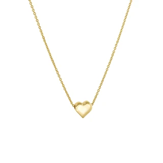 Κολιέ Χρυσό 14Κ Gold Shiny Heart