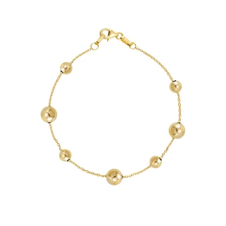 Βραχιόλι Χρυσό 14Κ Bead It Shine 5643