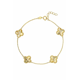 Βραχιόλι Χρυσό 14Κ Flower Dolce Vita