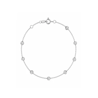Βραχιόλι Λευκόχρυσο 14Κ Dolce Vita White