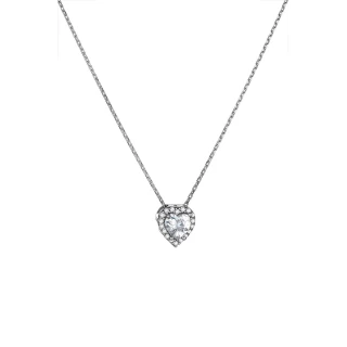 Κολιέ Ασημένιο Glam Heart