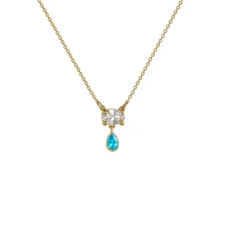 Κολιέ Χρυσό 9Κ Blue Drop