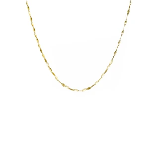 Κολιέ Χρυσό 14Κ SeeK for Gold Shiny Trouble Oval 45cm