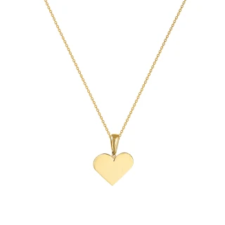 Κολιέ Χρυσό 14Κ Shiny Heart